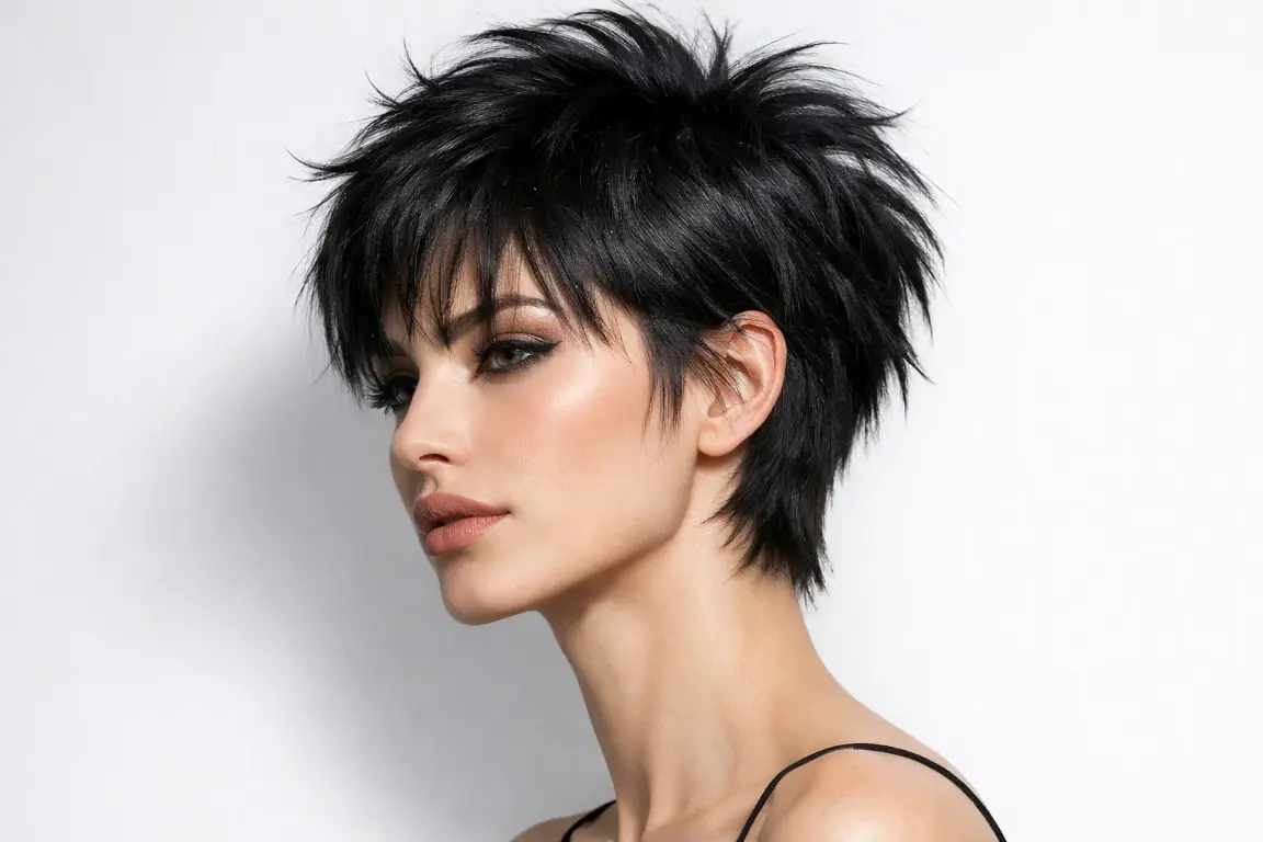 The Pixie Shag with Wispy Bangs