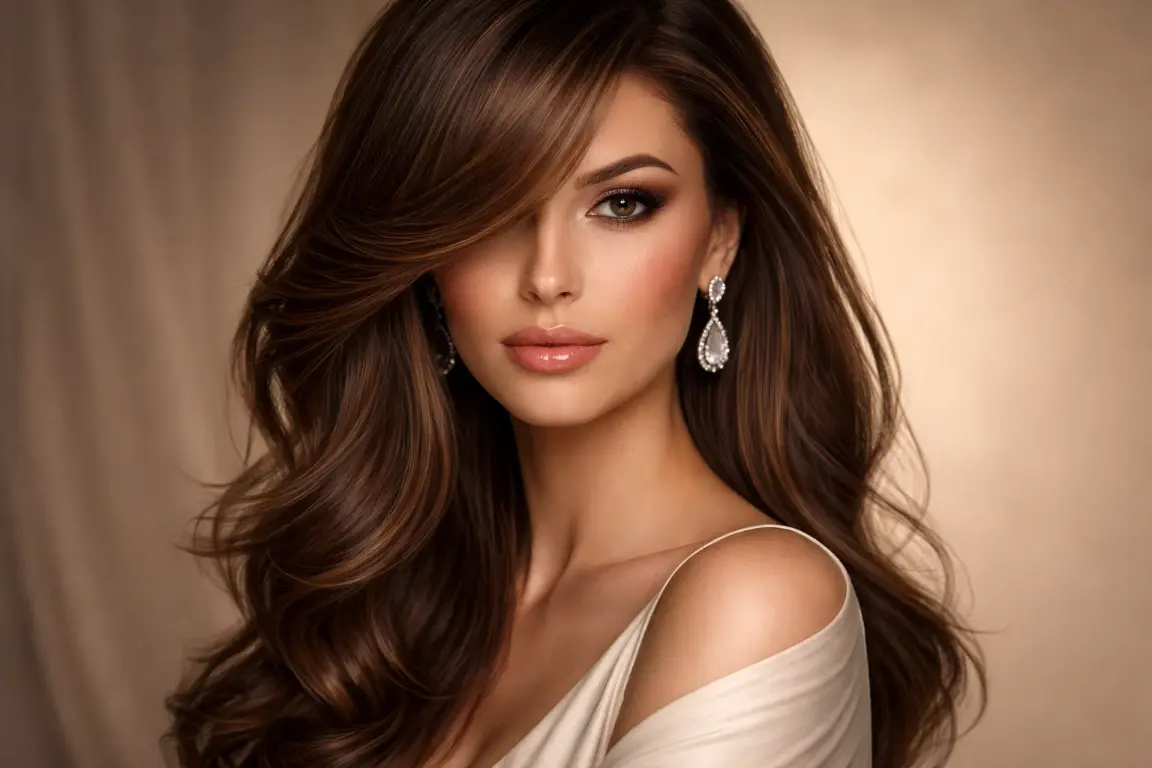 The Side Part with Long Layers