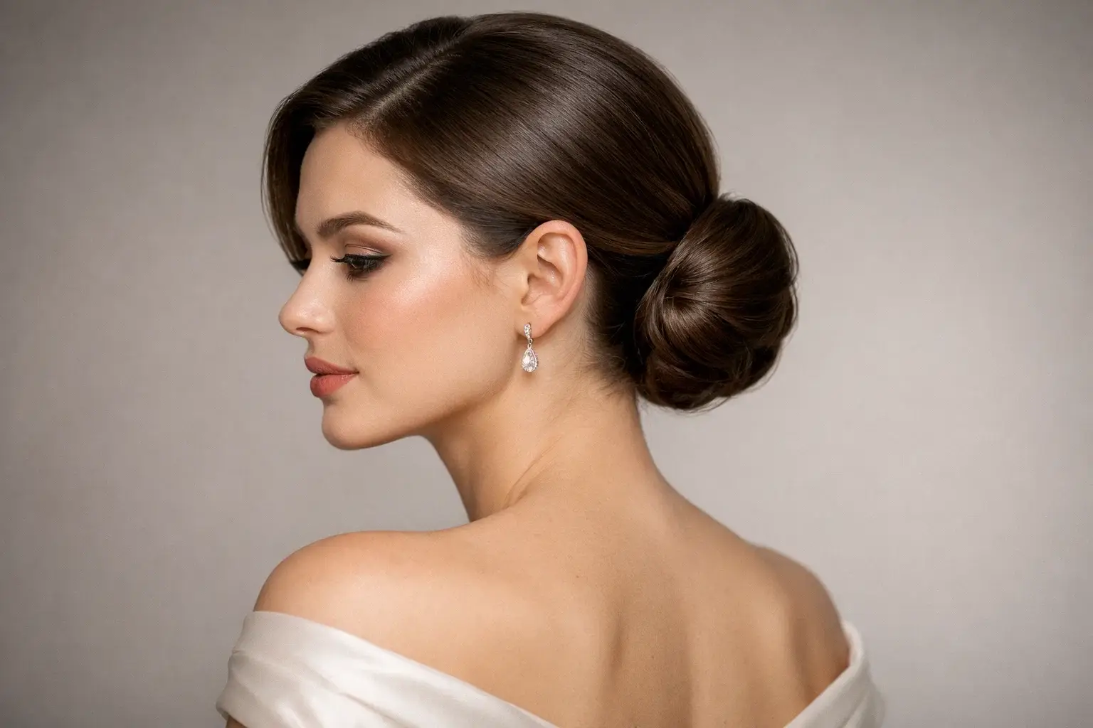 The Sleek Low Chignon