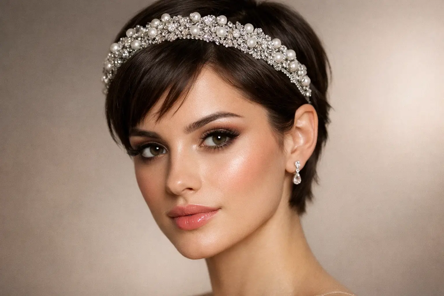 The Jeweled Headband Updo