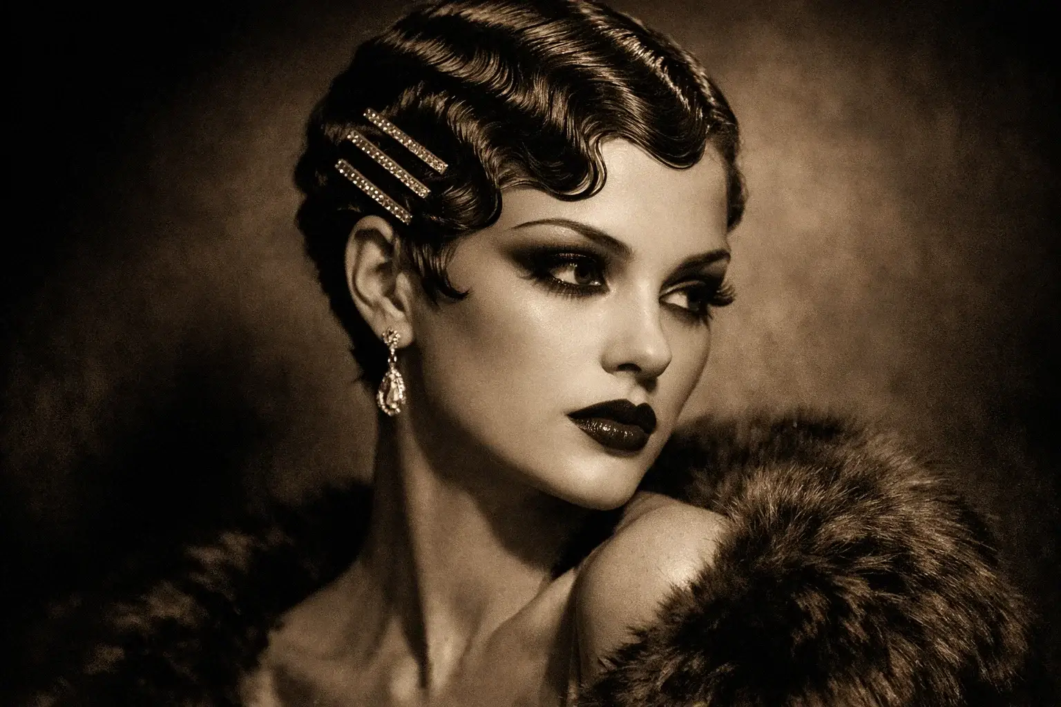 Finger Waves with Pinned Sides