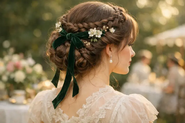 Vintage Braided Updo