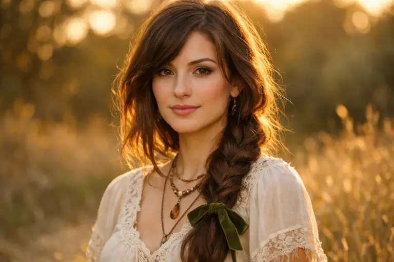 The 1970s Side Braid