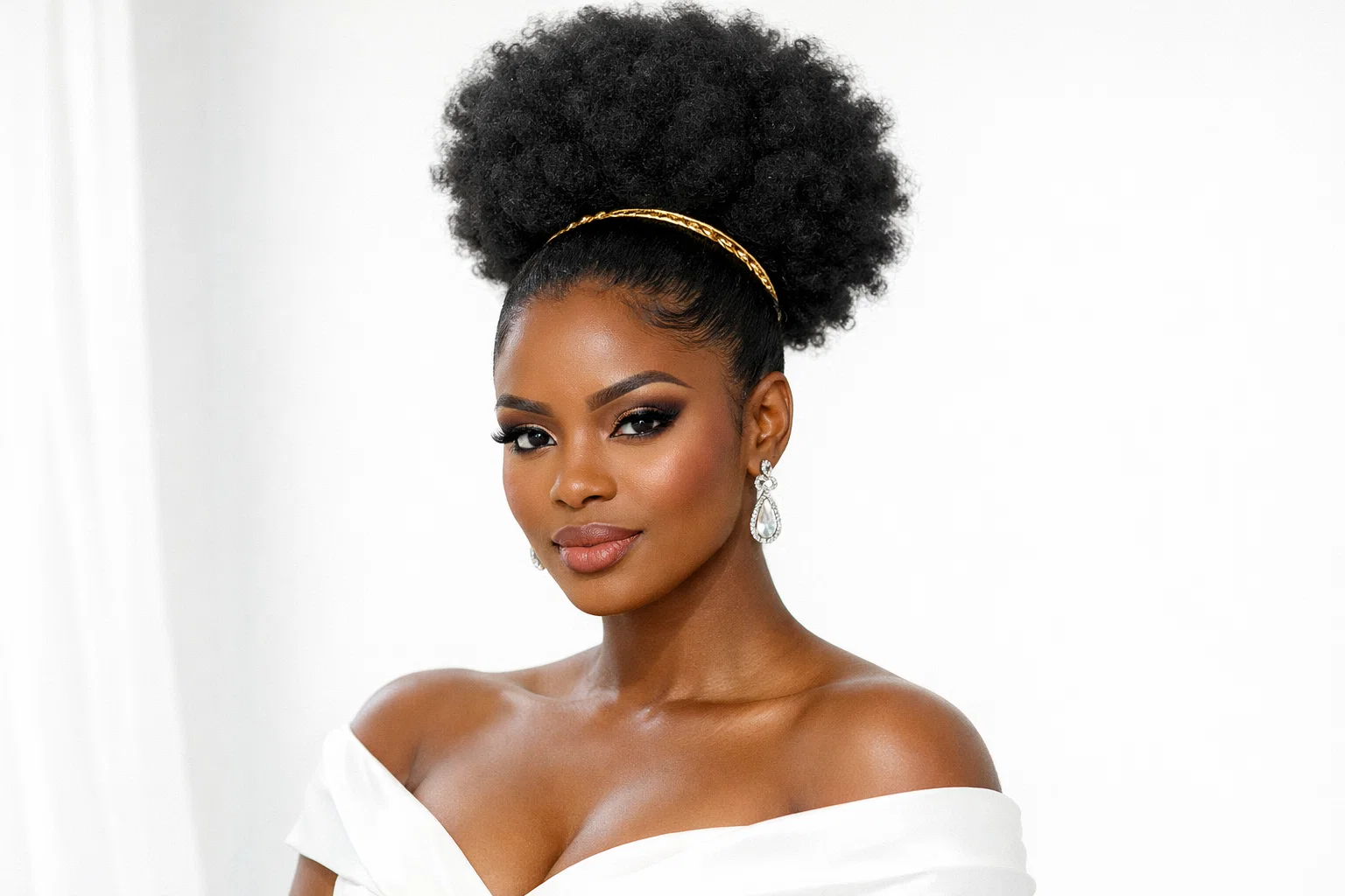 VOLUMINOUS PUFF UPDO