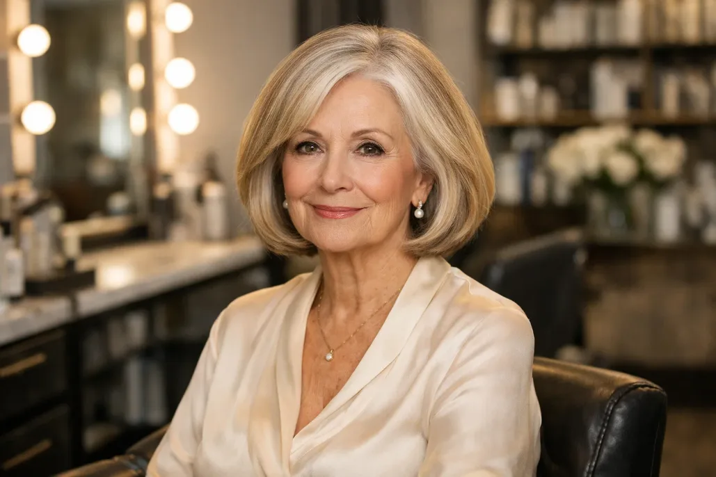 Balayage Highlights on a Bob