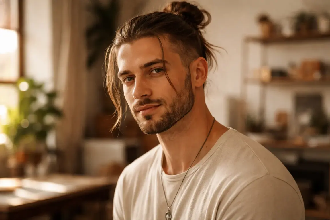 The Man Bun Skin Fade Undercut