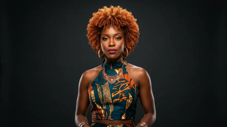 The Bold Color Short Afro
