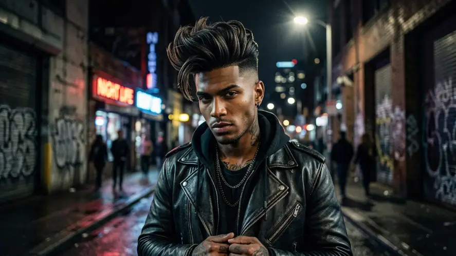 The Pompadour with Fade