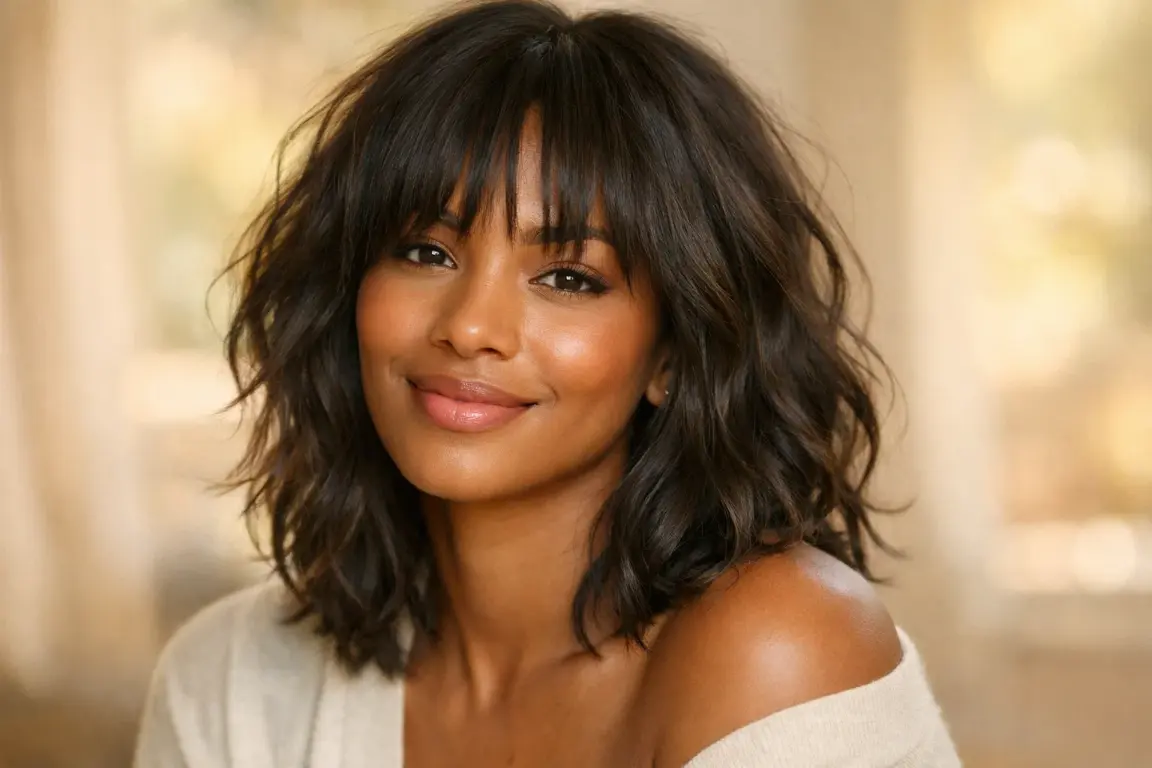 The Soft Shag on Naturally Wavy Hair