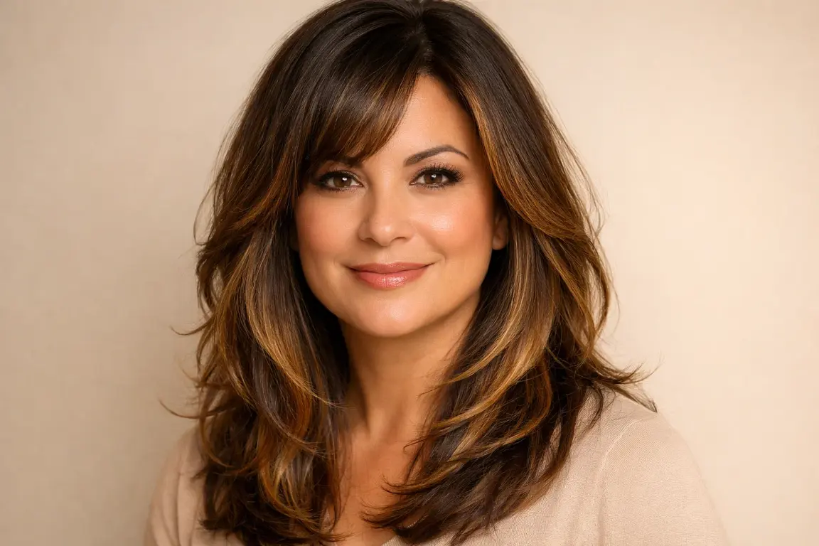 Long Layers With Balayage