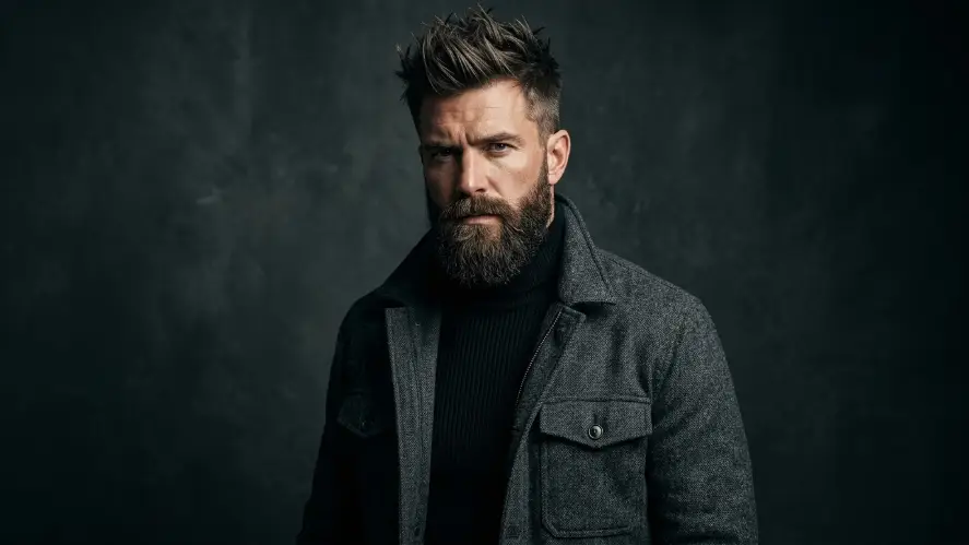 The Warrior Cut with Full Beard