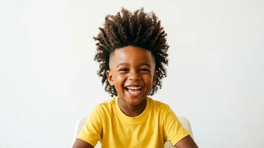 The Curly Mohawk for Boys