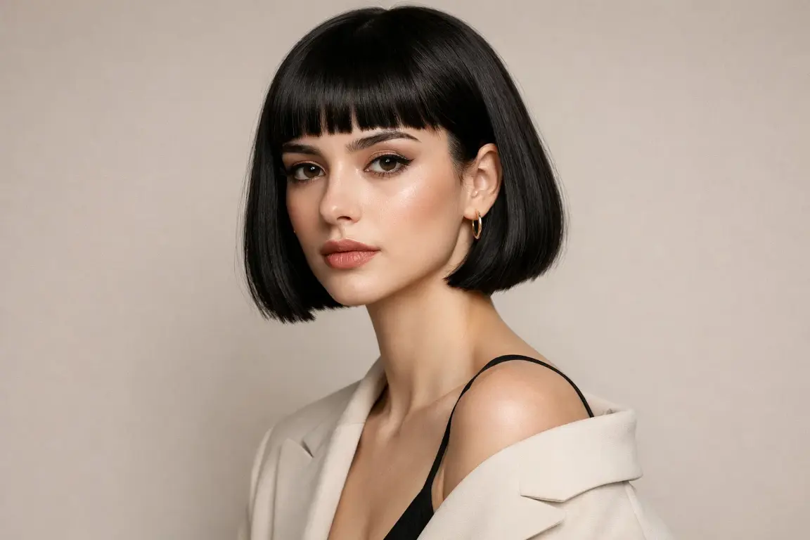 The French Bob with Micro Bangs