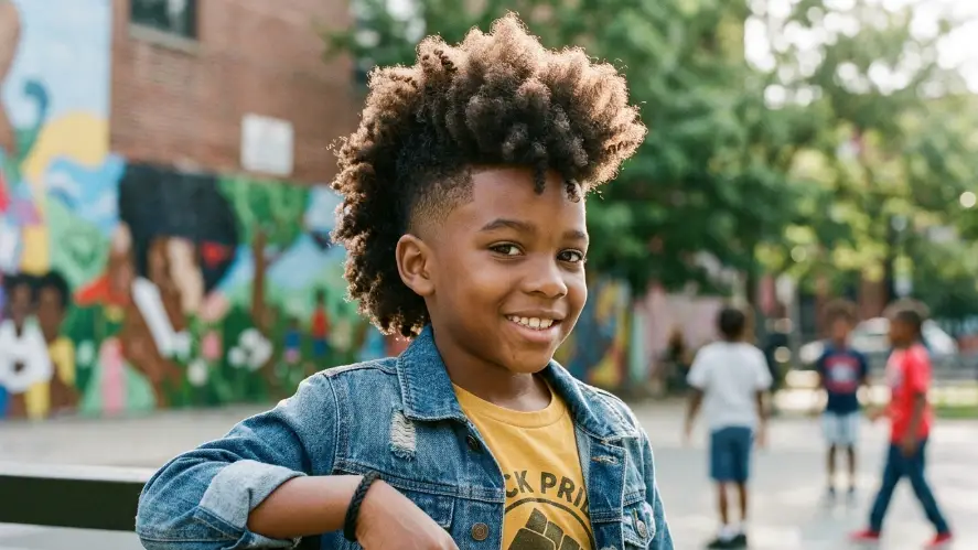 The Natural Hair Mohawk for Black Boys