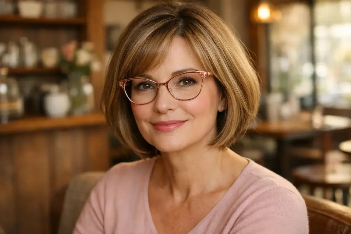 The Rounded Bob with Face Framing Pieces