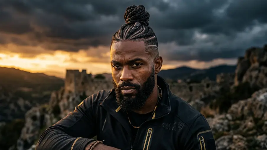 The Viking Cornrow Warrior