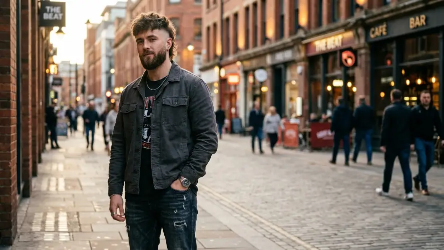 The Modern Mullet with Beard