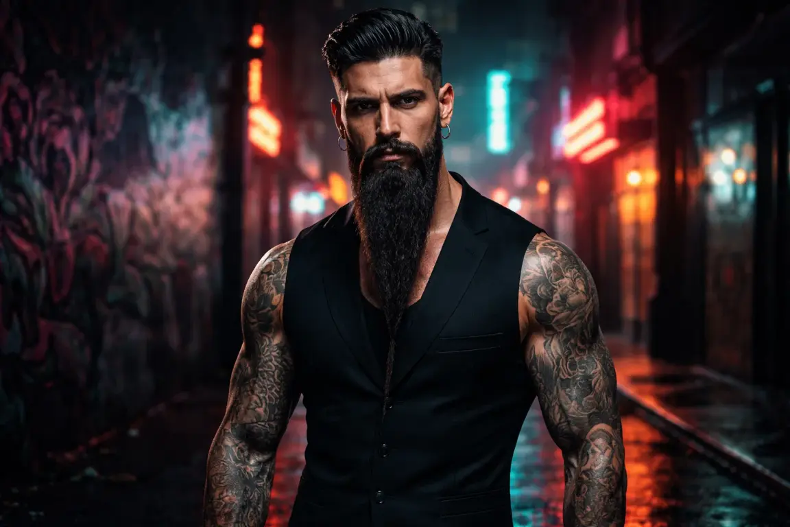 The Elongated Chin Ducktail