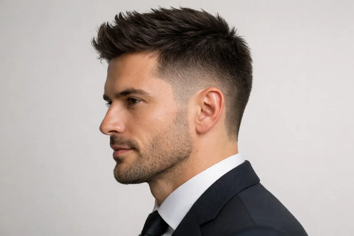 .The Burst Fade Buzz Cut