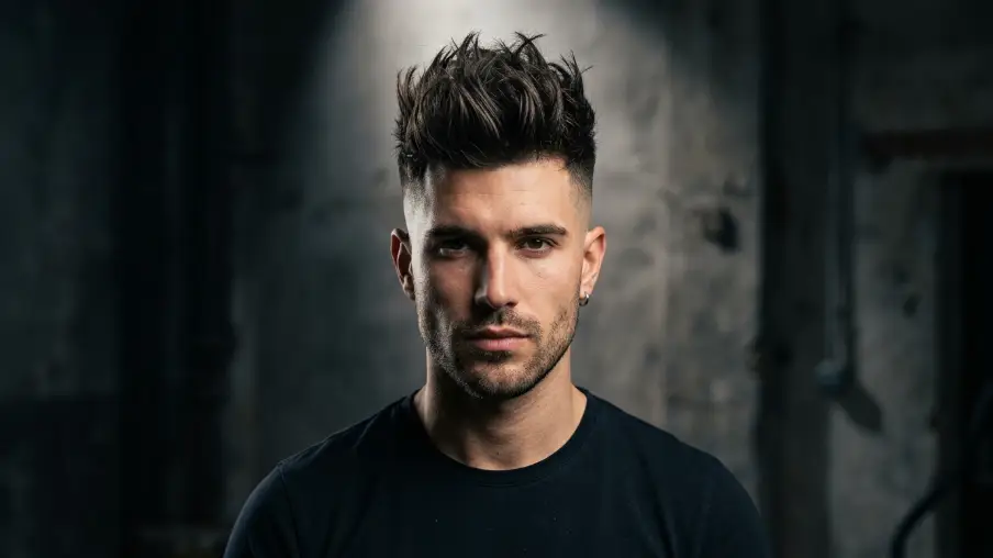 The Warrior Quiff with High Fade