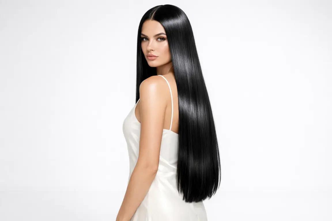 Sleek Glass Hair Down