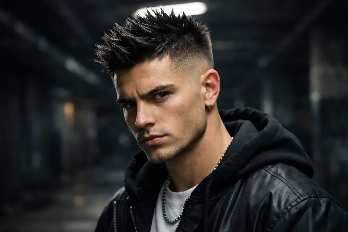 The Spiky Skin Fade Undercut