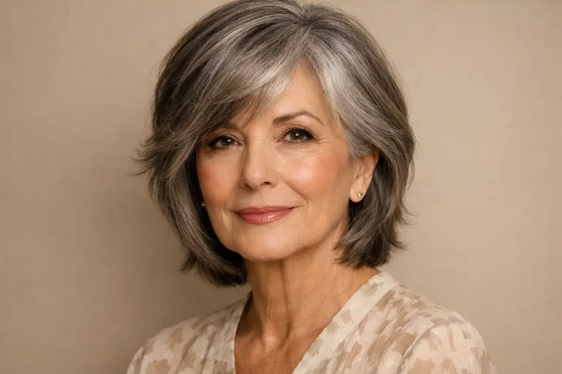 The Side-Swept Layered Cut