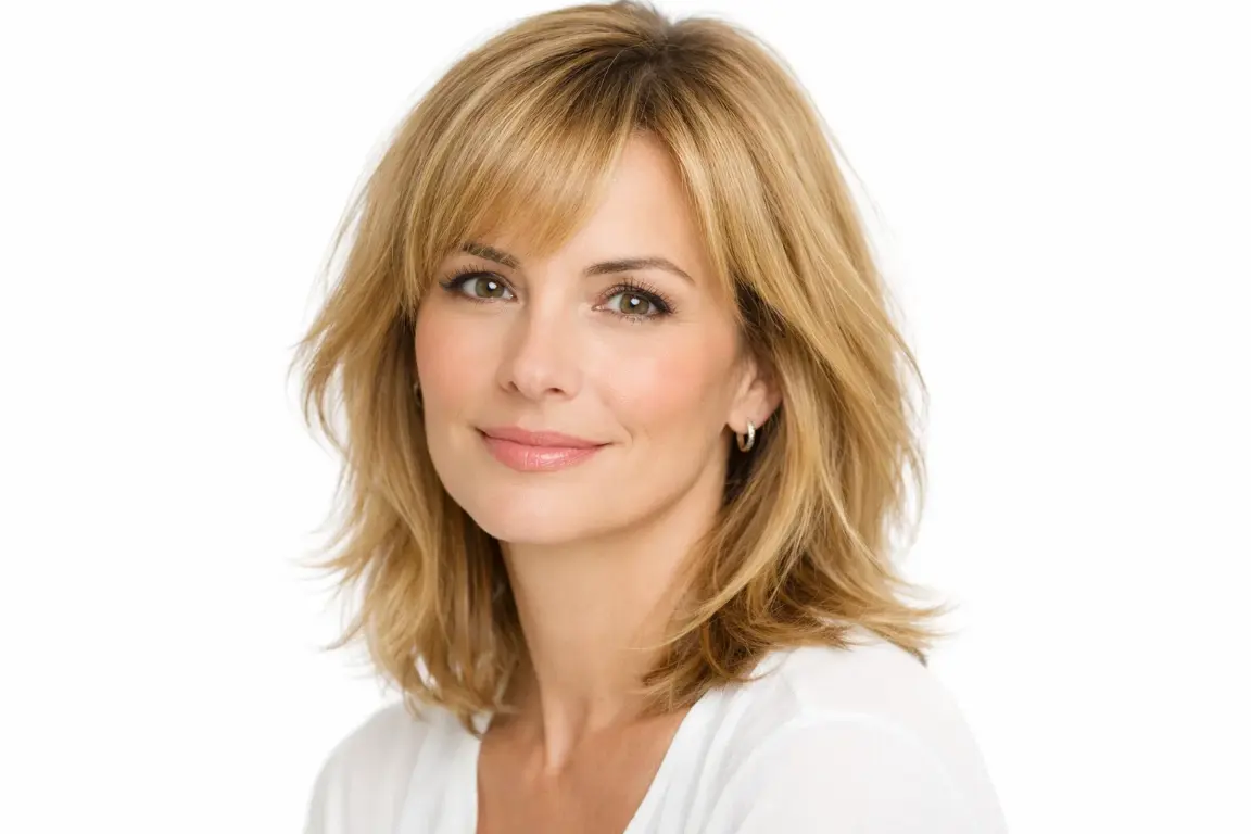 Feathered Shoulder-Length Cut
