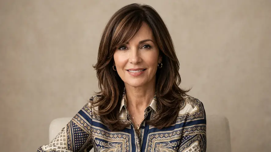 Side-Swept Long Bangs