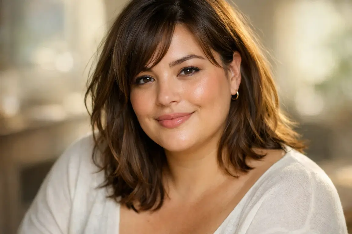 The Grown-Out Fringe Medium Cut