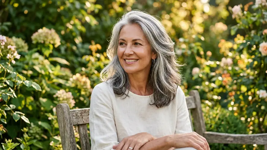 The Natural Gray or Salt-and-Pepper Layered Style