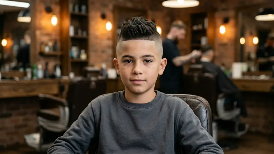 The Mohawk with Taper Fade for Older Boys