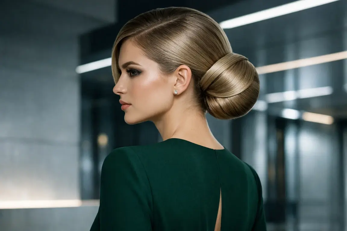 Low Architectural Chignon