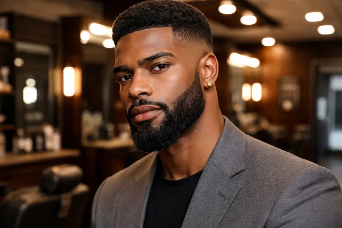 The Tapered Fade Medium Beard