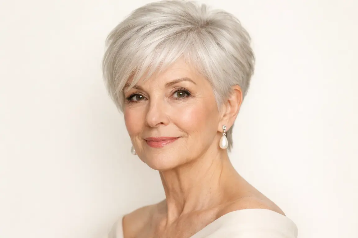 The Razored Pixie in Deep Brown