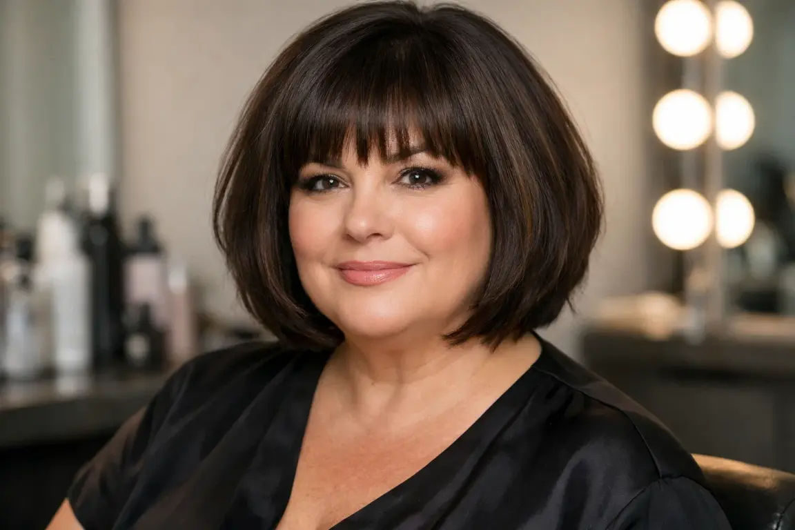 The Textured Bob with Fringe