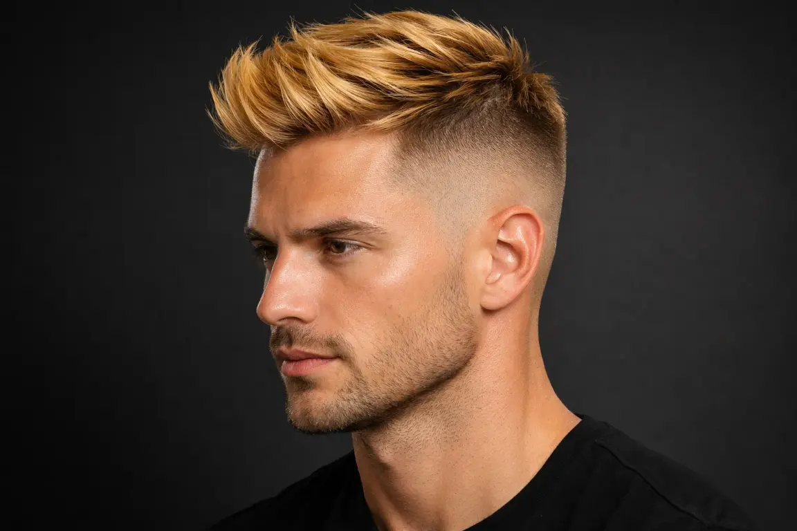 Golden Blonde Fade