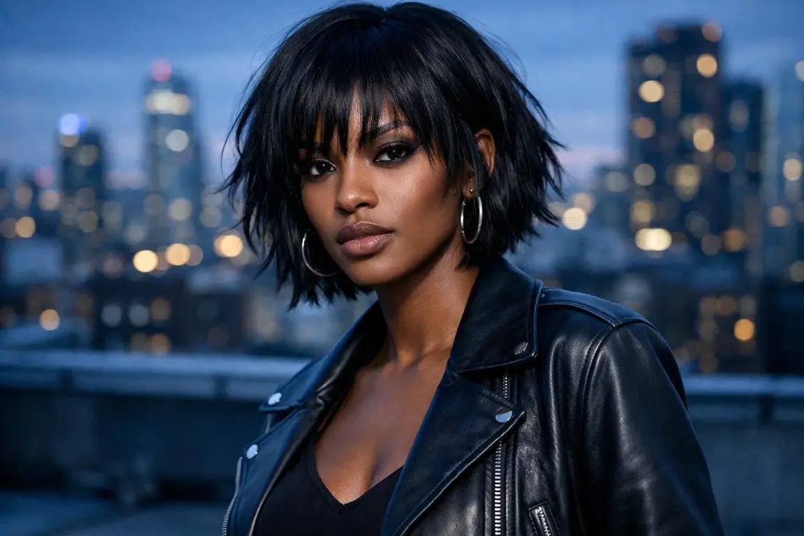 The Short Shaggy Bob