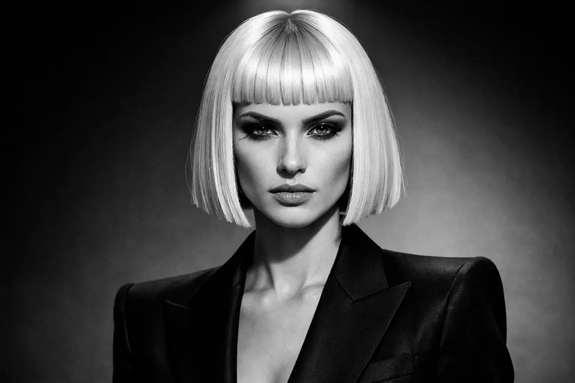 The Blunt Bob with Micro Bangs