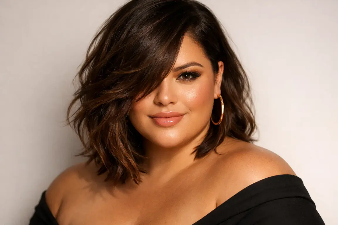 The Deep Side Part Medium Cut