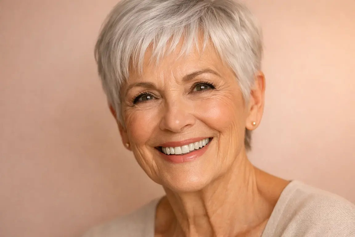 The Wash-and-Wear Pixie with Baby Bangs