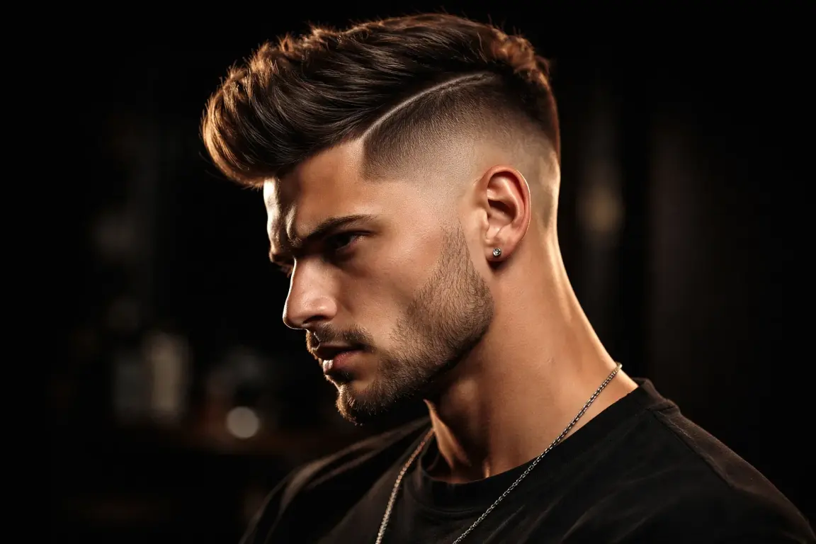 The Burst Fade Mullet