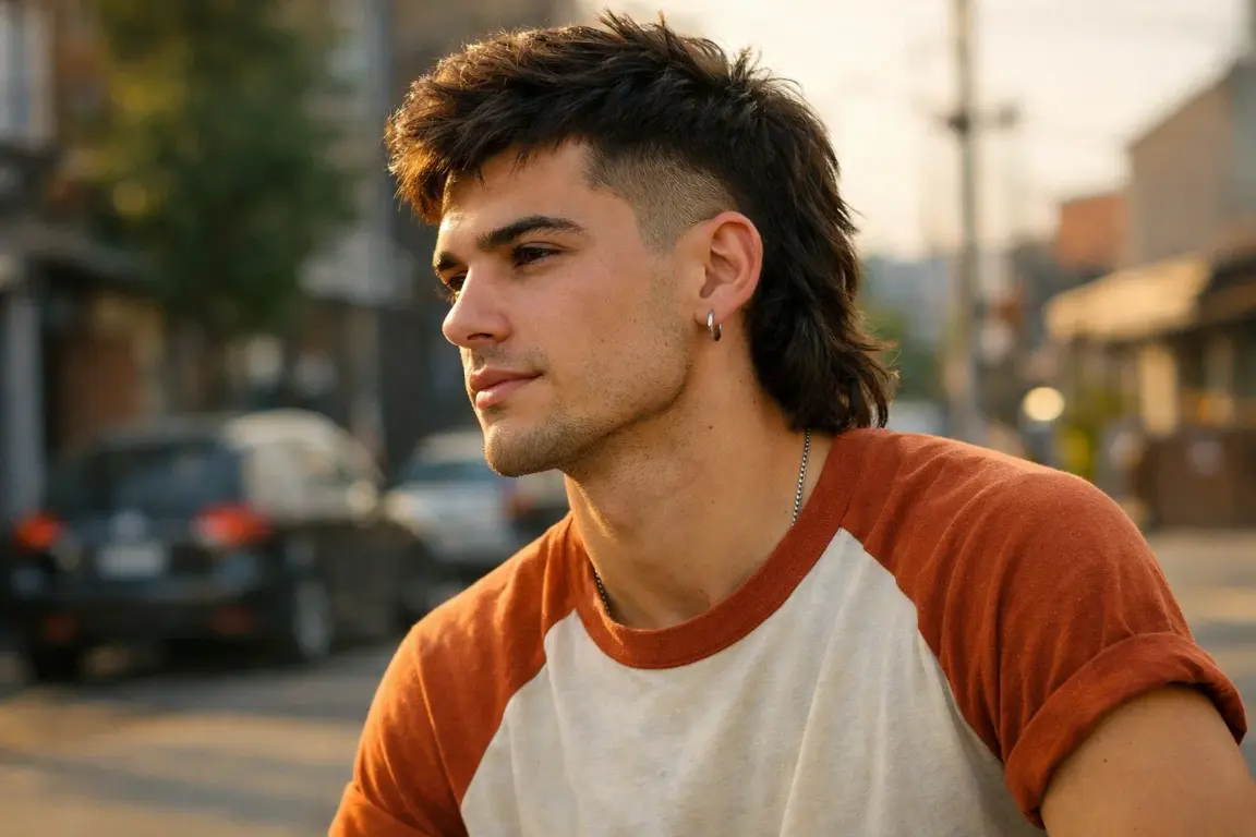 The Burst Fade With Curly Hair