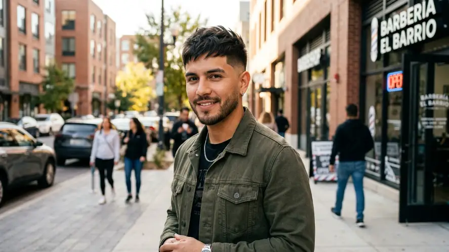 The Textured Crop with High Fade