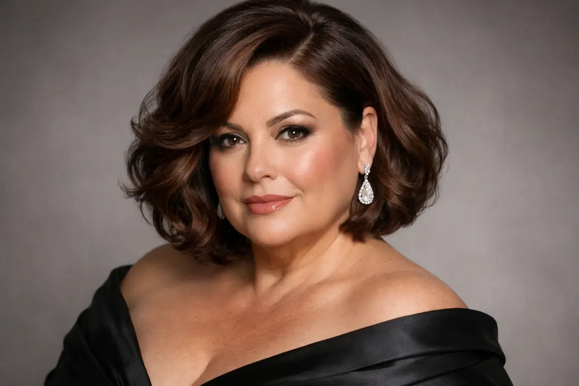The Side-Parted Wavy Bob