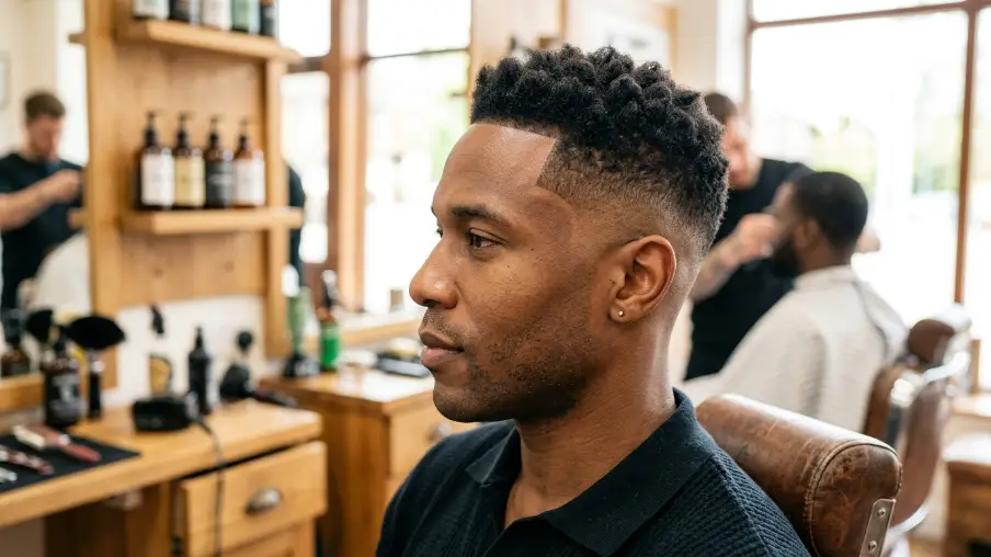 The Skin Fade with Textured Top