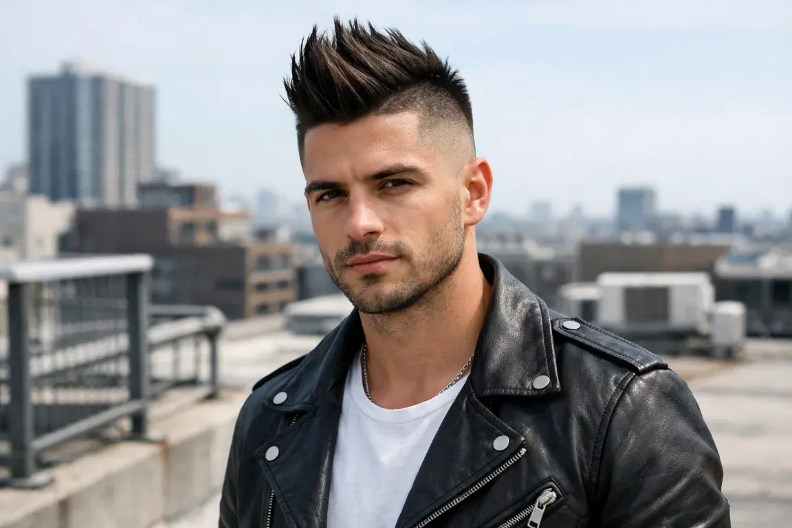 The Faux Hawk Skin Fade Undercut