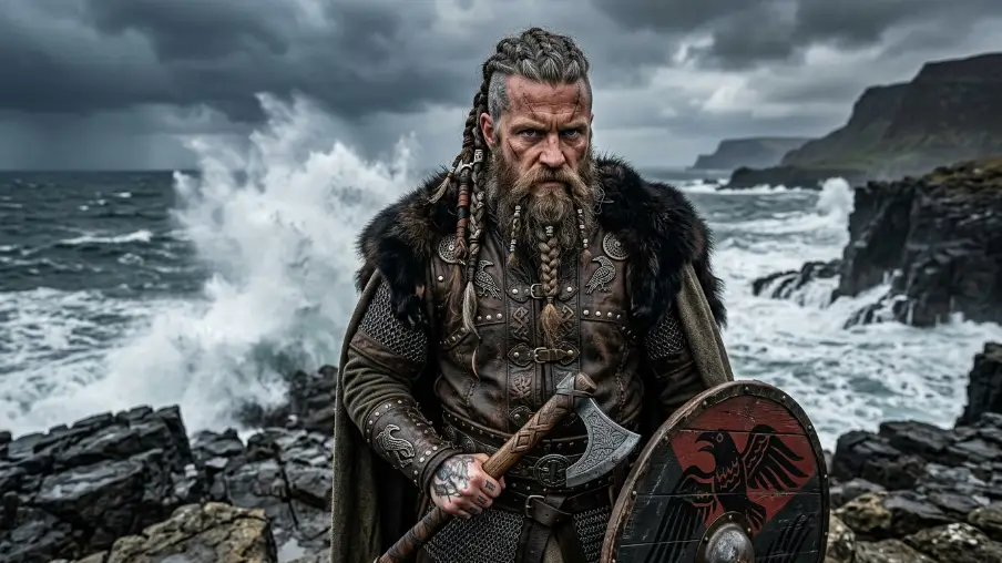 The Viking Undercut with War Braids