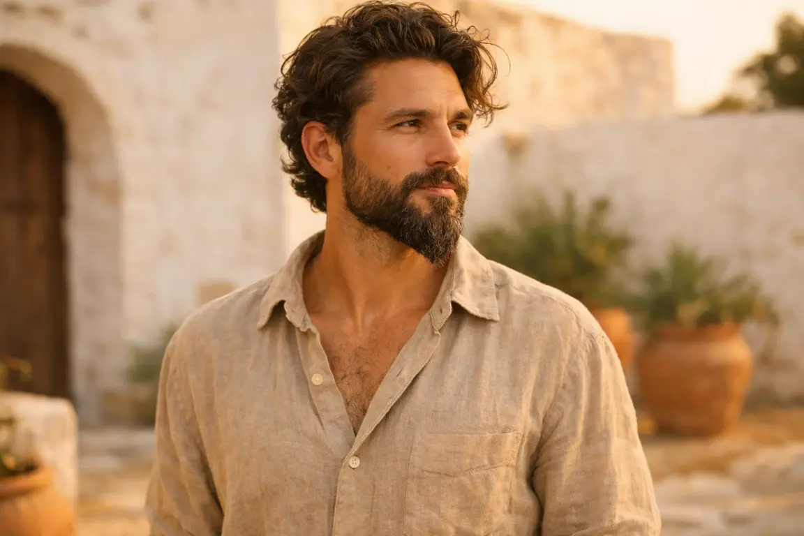 The Textured Ducktail Beard