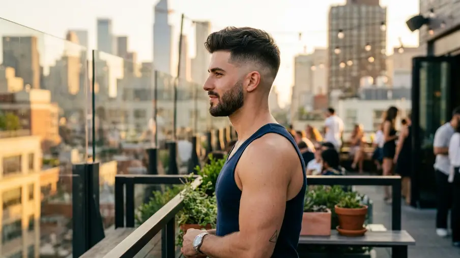 The Skin Fade with Textured Top